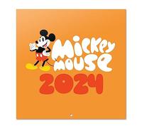 Grupo Erik Calendario 2024 pared Disney Mickey - Calendario pared 2024 - Planificador mensual 30x30 cm | Calendario 2024 Disney