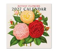 Grupo erik calendario 2027 pared botánica flores - almanaque 2027 30x