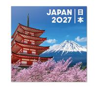 Grupo erik calendario 2027 pared japón - almanaque 16 meses 30x30cm