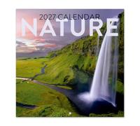 Grupo erik calendario 2027 pared naturaleza - almanaque 16 meses 30x30