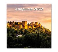 Grupo Erik Calendario Andalucía 2022 - Calendario 2022 pared - Calendario pared│ Calendario 2022 - Calendario mensual - Producto con licencia oficial