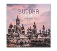 Grupo Erik Calendario Buddha 2022 - Calendario 2022 pared - Calendario pared │ Calendario 2022 - Calendario mensual - Producto con licencia oficial