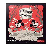 Grupo Erik Calendario Disney 2022 incluye póster de regalo - Calendario Mickey - Calendario 2022 pared │ Calendario anual 2022 pared - Calendario mensual - Producto con licencia oficial