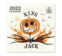 Grupo Erik Calendario Disney 2022 incluye póster de regalo-Calendario Pesadilla antes de navidad-Calendario 2022 pared │ Calendario anual 2022 pared-Calendario mensual-Producto con licencia oficial