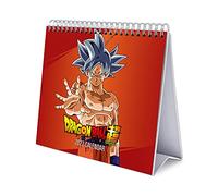 Grupo Erik Calendario escritorio Deluxe 2022 Dragon Ball Super-Calendario 2022 sobremesa-Calendario 2022 Dragon Ball │ Calendario manga-Calendario mesa 2022-Calendario anual-Licencia oficial