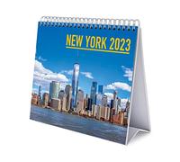 Grupo Erik, Calendario escritorio Deluxe Nueva York 2023, Calendario 2023 sobremesa con certificado FSC, Calendario Nueva York 2023, Calendario anual, CS23011, Calendario escritorio