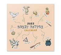 Grupo Erik Calendario Harry Potter 2022 - Calendario 16 meses - Calendario 2021 2022, Calendario de pared 2021 2022 - Producto con licencia oficial, Harry Naranja, CP22060