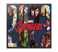 Grupo Erik, Calendario Marvel, Calendario 2023 pared con certificado FSC, Calendario mensual, 30x30 cm, Calendario Los vengadores, Producto con licencia oficial, CP23011