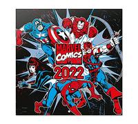 Grupo Erik Calendario Marvel Comics 2022 incluye póster de regalo - Calendario 2022 pared │ Calendario anual 2022 pared - Calendario mensual - Marvel merchandising - Producto con licencia oficial