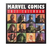 Grupo Erik Calendario Marvel Comics 2023 - Calendario 2023 pared con certificado FSC - Calendario mensual 30x30cm - Producto con licencia oficial