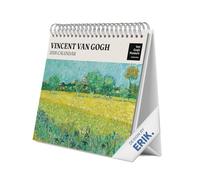 Grupo Erik Calendario sobremesa 2026 Van Gogh - Almanaque de mesa 2026 Con espacio para Anotar, Vista Mensual global, Ilustraciones y Base resistente (19,5 x 16,5cm)