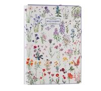 Grupo Erik Carpeta Escolar A4 Botanical Wil Flowers - Carpeta Solapas Flores de Tapa Dura con Gomas | Carpetas Archivadoras para Niños y Niñas