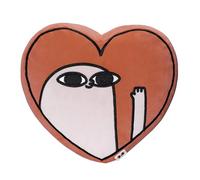 Grupo erik cojín corazón ketnipz - cojín decorativo felpa rojo (18x