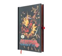 Grupo Erik Cuaderno A5 Marvel Deadpool – Bloc de notas punteado con portada con luz