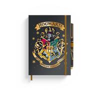 Grupo Erik Cuaderno Harry Potter A5 con Bolígrafo, Hogwarts - Regalos Harry Potter | Cuaderno A5 puntos: Diario personal - Cuadernos de tapa dura con marcapáginas, 192 págs.