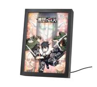 Grupo erik cuadro attack on titan manga - marco anime accesorios luz l