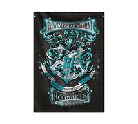 Grupo Erik Cuadro decorativo enrollable de tela con diseño de casas Hogwarts de Harry Potter, 70 x 100 cm, producto oficial