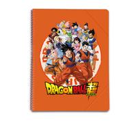 Erik Carpeta clasificadora Dragon Ball A4 – 30 fundas transparentes con espiral – Regalos de Goku