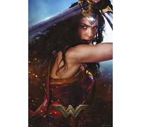 Grupo erik editores poster wonder woman sword
