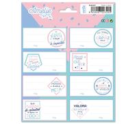 Grupo erik ele0257 etiquetas adhesivas amelie pastel collection - etiq