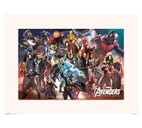 Grupo Erik ERIK - Lámina decorativa Avengers Endgame Line Up, Marvel (30 x 40 cm)