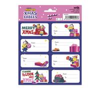 Grupo erik etiquetas adhesivas navidad minions - etiquetas regalo navi