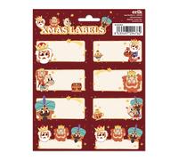 Grupo erik etiquetas adhesivas navidad reyes magos - etiquetas regalo