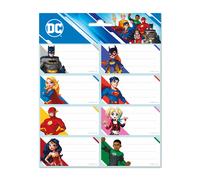 Grupo erik etiquetas adhesivas superhéroes dc comics - pegatinas libr