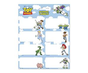 Grupo Erik Etiquetas adhesivas Toy Story - Pegatinas libro nombres/Pack etiquetas escolares - Papeleria Disney Pixar - Producto con licencia oficial