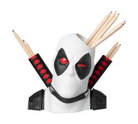 Grupo Erik Figura DeadPool - Lapicero Deadpool Marvel X Force - Regalos Marvel - Portalapices escritorio 3D - Organizador escritorio | Accesorios escritorio, Licencia Oficial