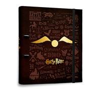 Erik Carpeta 2 anillas A4 Harry Potter – Archivador de tapa dura con goma
