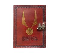 Grupo Erik Harry Potter Cuaderno De Cuero Premium Tapa Dura Marrón