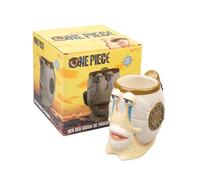 Grupo Erik Jarra de Cerveza One Piece manga - Taza One Piece Figura Den Den Mushi | Regalos para Fans del Manga y Anime | Merchandising Oficial | Tazas Originales para Desayuno (800ml)