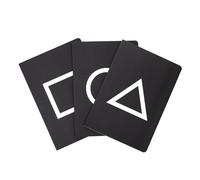 Erik Pack 3 cuadernos A5 Juego del Calamar - punteado, hojas blancas, líneas - tapas blandas, 64 págs