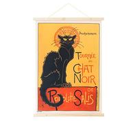 Grupo Erik Le Chat Noire - Pergamino colgante / póster / kakemono / decoración de pared - 50 x 70 cm - Regalos japoneses