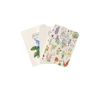 Grupo erik libretas a6 flores - pack libretas pequeñas - 3 cuadernos