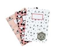 Grupo erik libretas a6 mickey - pack libretas pequeñas - 3 cuadernos