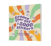 Grupo Erik Libro pegatinas agenda Groove Your Day - Paquete pegatinas: más 2.000 stickers - Pegatinas Material escolar - Papeleria bonita