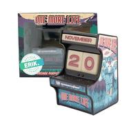 Grupo Erik Maquina Arcade Calendario Perpetuo 3D Gaming | Decoración escritorio PC Gaming Retro, Calendario sobremesa Gamer, Brilla en la oscuridad (7,5x11,5 cm)