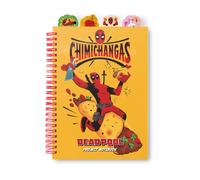 Erik Cuaderno A5 Project Notebook Marvel Deadpool – con marcadores, separadores, tapa blanda, 160 págs