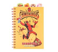Erik Cuaderno A5 Project Notebook Marvel Deadpool – con marcadores, separadores, tapa blanda, 160 págs