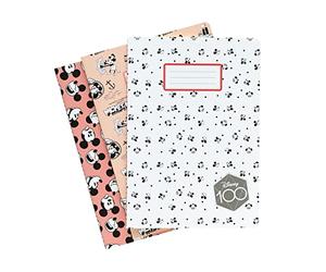 Grupo Erik Mickey Libretas A5 - Pack de Cuadernos A5 Disney | 3 formatos distintos: punteado + hojas blancas + lineas, Merchansising Oficial, Con Tapas blandas, 64 págs cada bloc de notas
