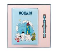 Grupo Erik - Diario personal A5 Moomin - Tapa dura acolchada, bolsillo interior, 192 págs + boli
