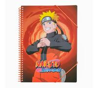Erik Carpeta clasificadora A4 Naruto Shippuden – 30 fundas, espiral y plástico transparente