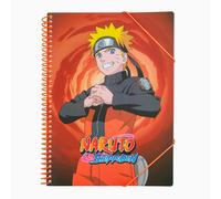 Erik Carpeta clasificadora A4 Naruto Shippuden – 30 fundas, espiral y plástico transparente