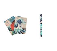 Grupo Erik Pack cuadernos A5 Hokusai + Bolígrafo Hokusai | Material escolar y papelería bonita Kokonote