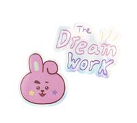 Grupo erik pegatinas bt21 cooky impermeables - 2 stickers vinilo