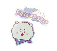 Grupo erik pegatinas bt21 rj impermeables - 2 stickers vinilo