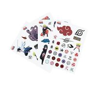 Grupo erik pegatinas naruto impermeables y reutilizables. paquete de p