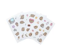 Pegatinas pusheen impermeables y reutilizables : paquete de pegatinas: